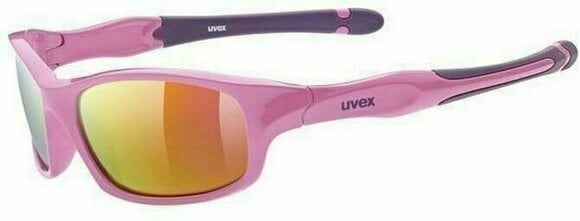 Sportbrillen UVEX Sportstyle 507 Pink Purple/Mirror Pink - 1