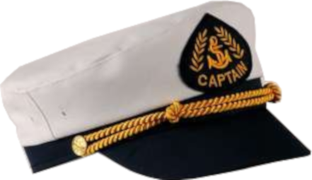 Kappe Sailor Captain Hat 56 - 1