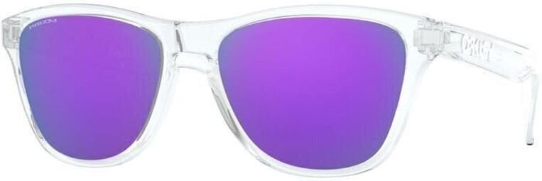 Lifestyle Brillen Oakley Frogskins XS 90061453 Polished Clear/Prizm Violet Lifestyle Brillen
