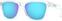 Lifestyle-bril Oakley Frogskins XS 90061553 Polished Clear/Prizm Sapphire XS Lifestyle-bril