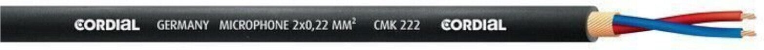Symetrický mikrofónový kábel, metráž Cordial CMK 222
