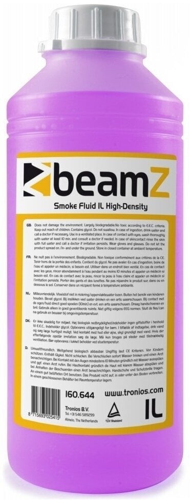 Navullingen voor stoommachines BeamZ Fluid FOG High Quality 1L