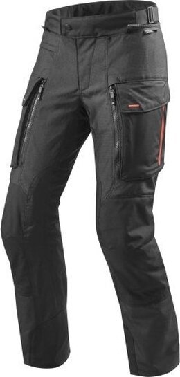 Pantaloni in tessuto Rev'it! Sand 3 Black XL Regular Pantaloni in tessuto
