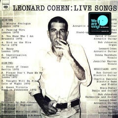 LP ploča Leonard Cohen - Live Songs (Reissue) (LP)
