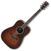 Akoestische gitaar Ibanez AVD10-BVS Brown Violin Sunburst