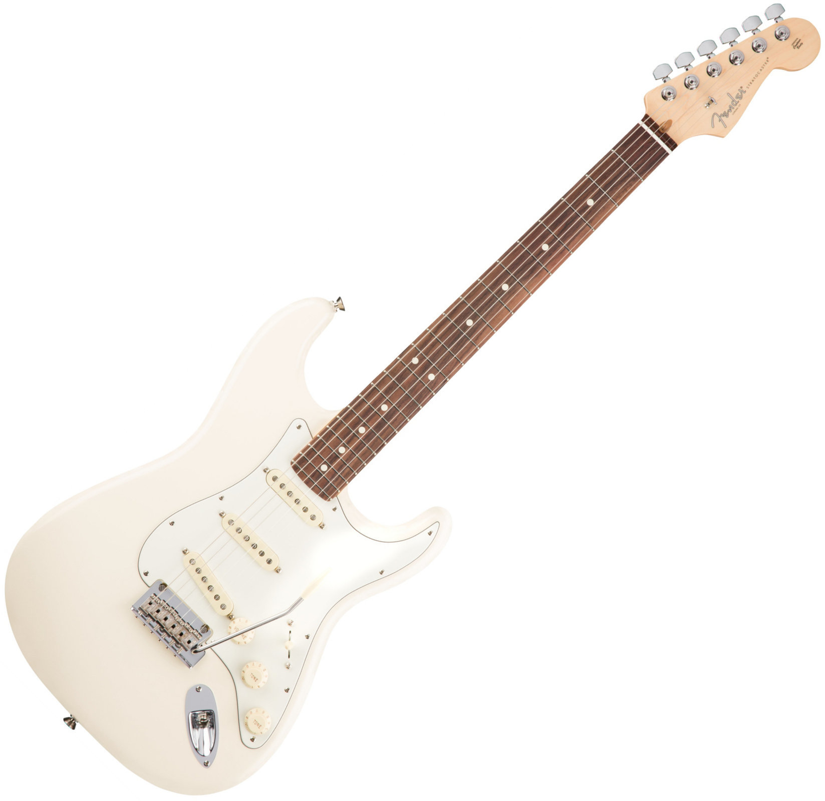 Електрическа китара Fender American PRO Stratocaster RW Olympic White