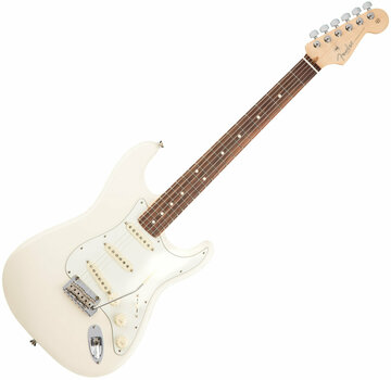 Електрическа китара Fender American PRO Stratocaster RW Olympic White - 1