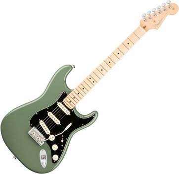 Elektrische gitaar Fender American PRO Stratocaster MN Antique Olive - 1