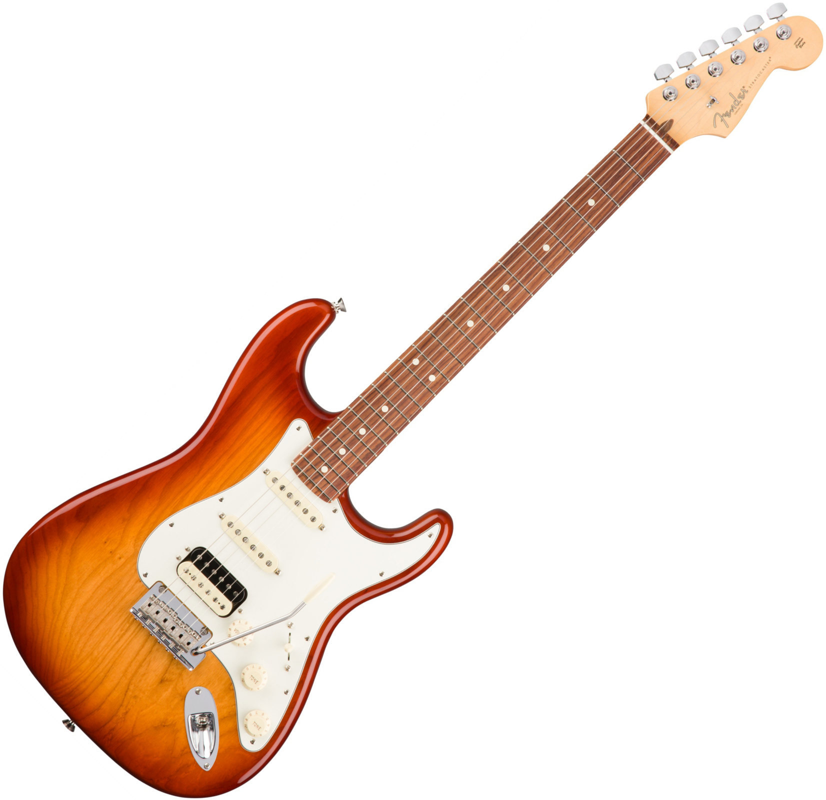 Elektrische gitaar Fender American PRO Stratocaster HSS Shawbucker RW Sienna Sunburst