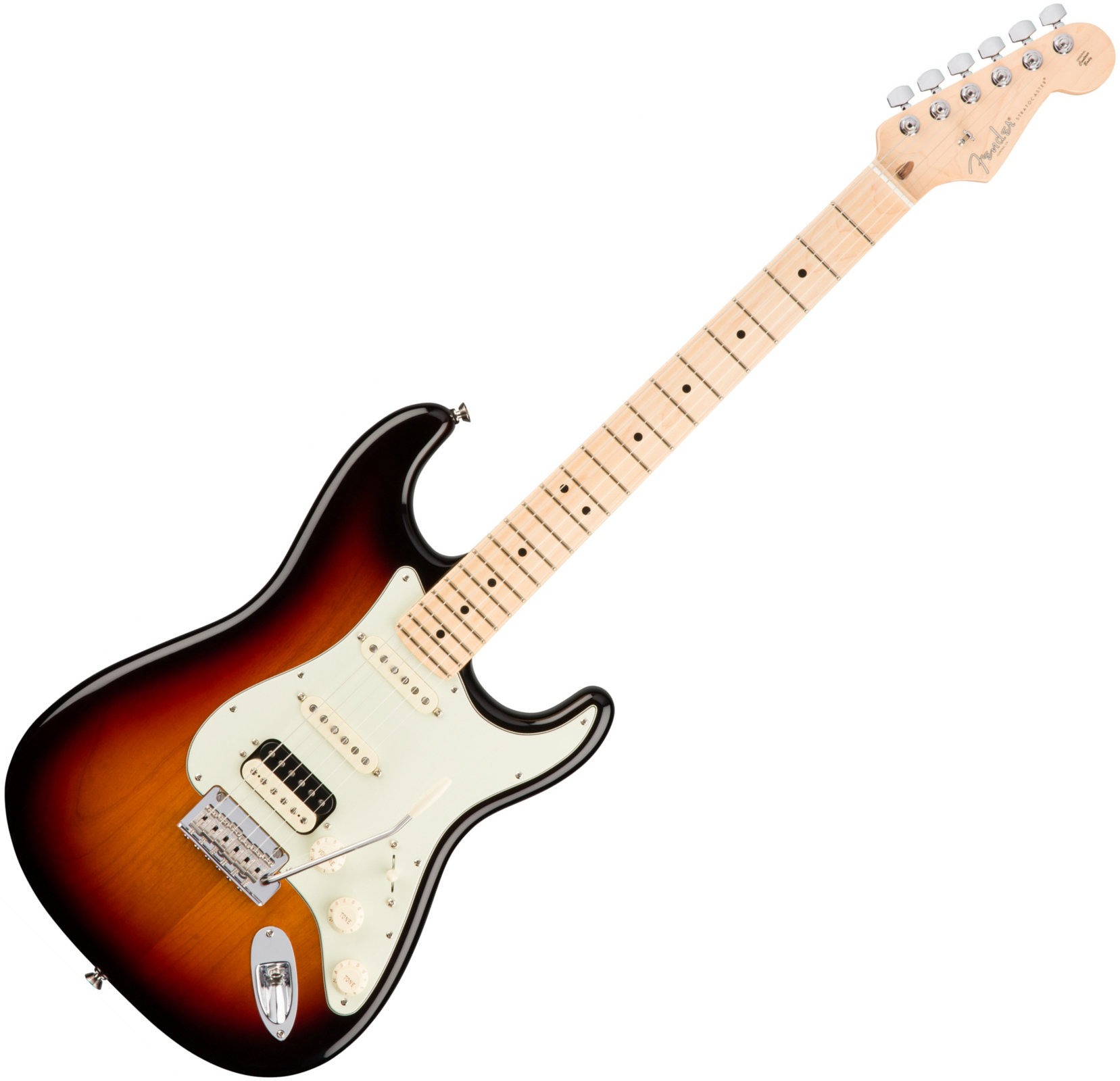 Elektriska gitarrer Fender American PRO Stratocaster HSS Shawbucker MN 3 Color Sunburst