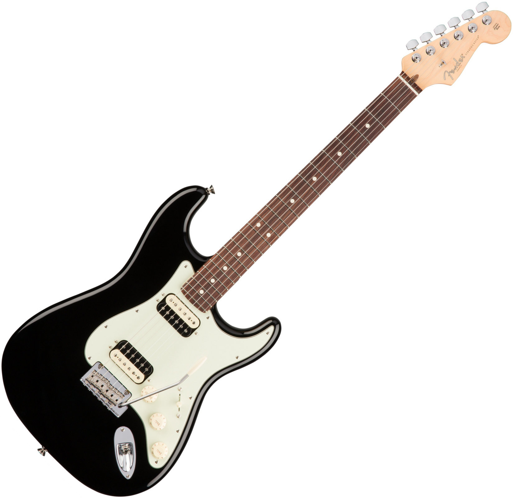 Elektromos gitár Fender American PRO Stratocaster HH Shawbucker RW Black