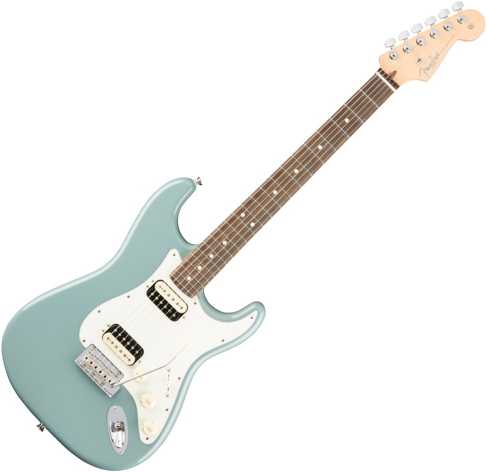 Електрическа китара Fender American PRO Stratocaster HH Shawbucker RW Sonic Grey