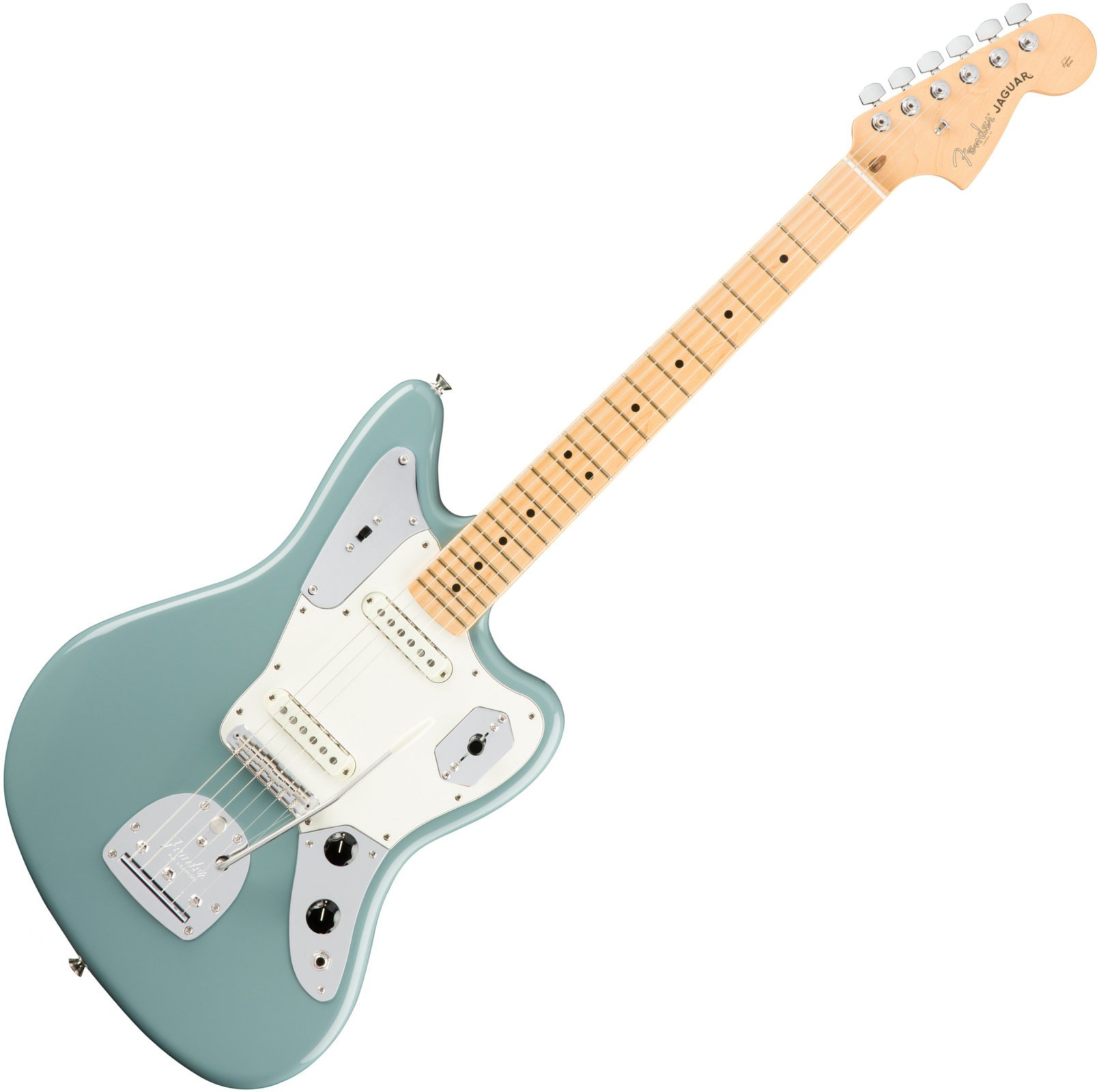 Electric guitar Fender American PRO Jaguar MN Sonic Grey