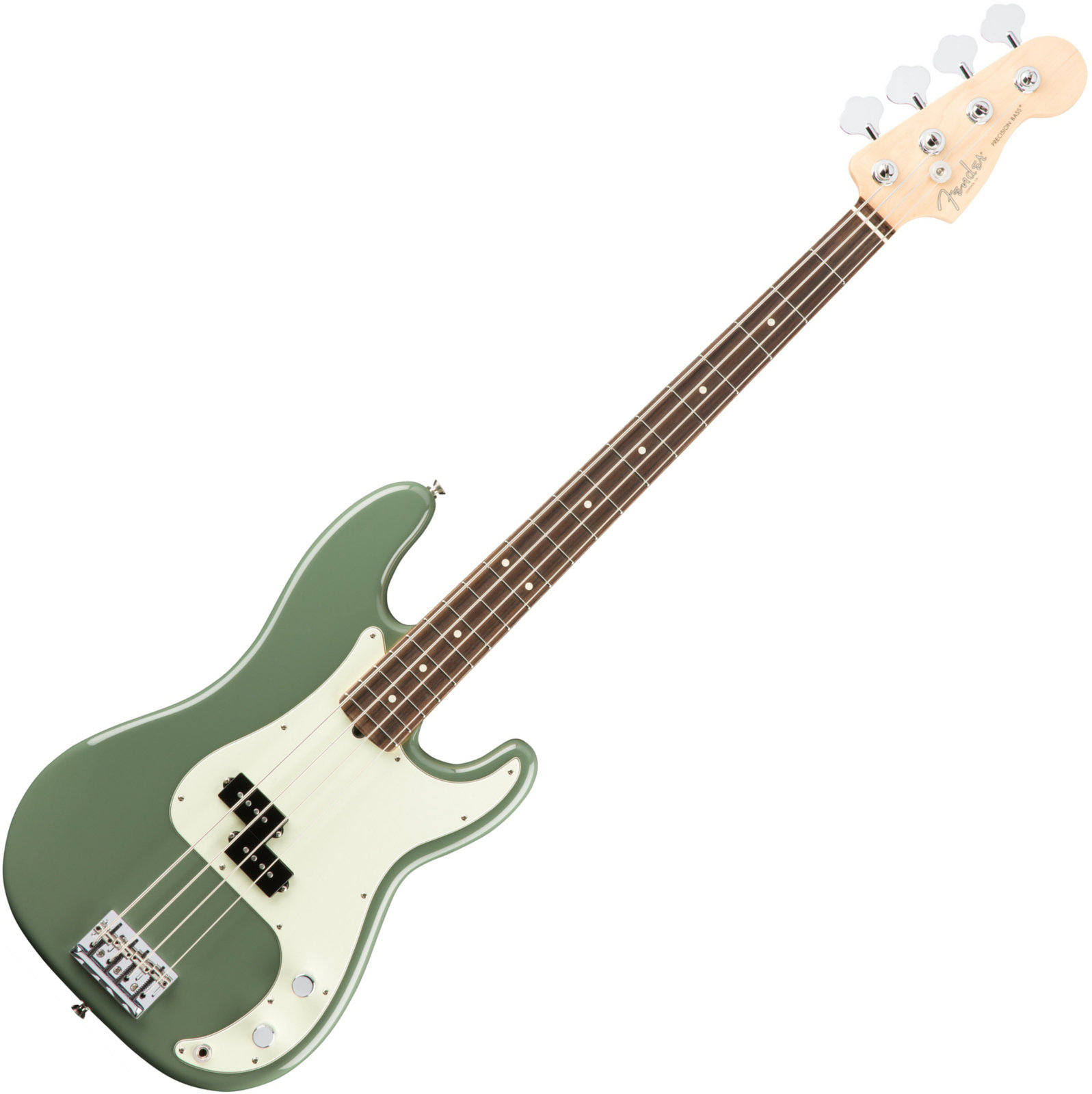 4-string Bassguitar Fender American PRO Precision Bass RW Antique Olive