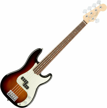 5-saitiger E-Bass, 5-Saiter E-Bass Fender American PRO Precision Bass V RW 3-Tone Sunburst - 1