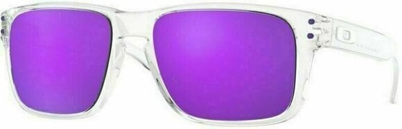 Lifestyle Glasses Oakley Holbrook XS 90071053 Polished Clear/Prizm Violet XS Lifestyle Glasses - 1
