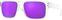 Lifestyle-bril Oakley Holbrook XS 90071053 Polished Clear/Prizm Violet XS Lifestyle-bril