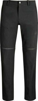 Pantalones para exteriores Mammut Runbold Zip Off Black 46 Pantalones para exteriores - 1
