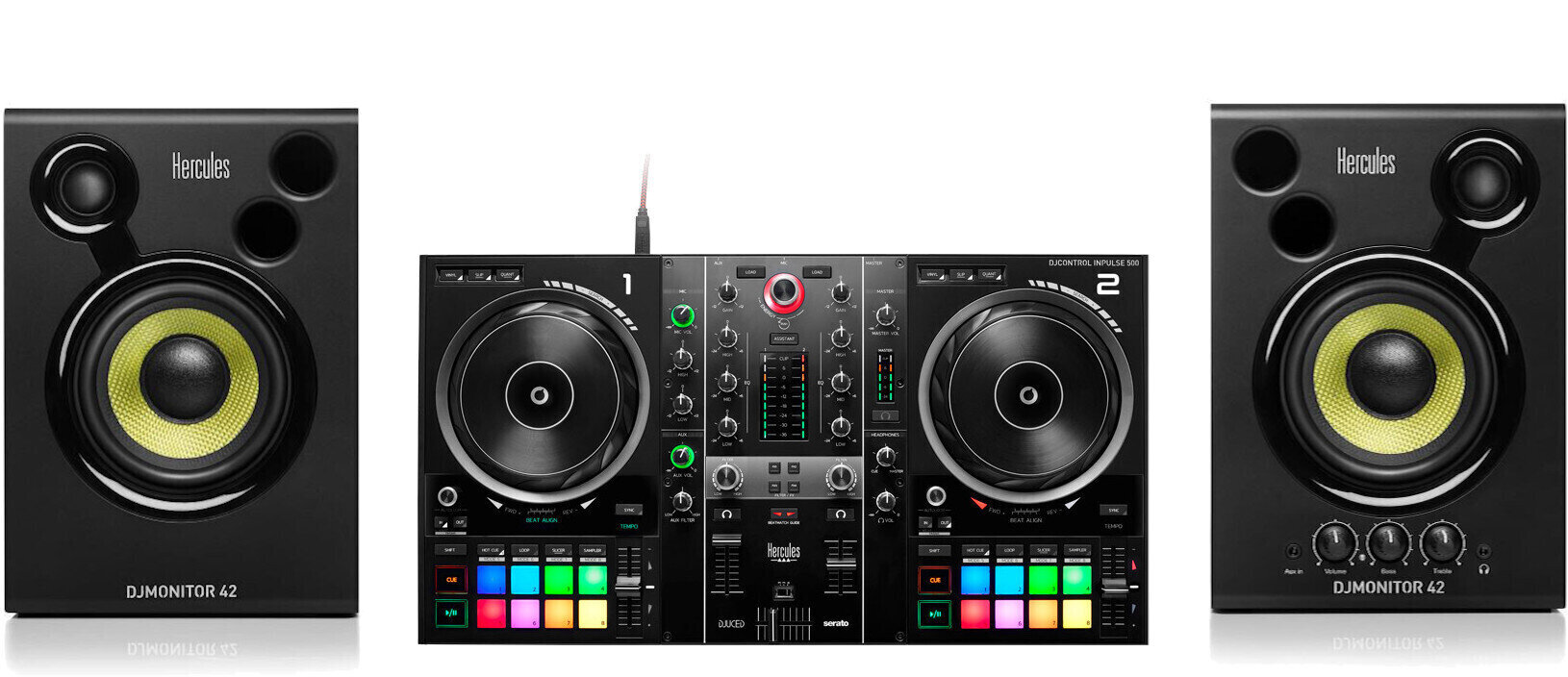 Contrôleur DJ Hercules DJ DJ Control Inpulse 500 Studio SET Contrôleur DJ