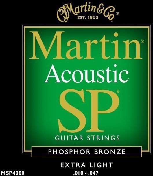 Cordes de guitares acoustiques Martin MSP 4000