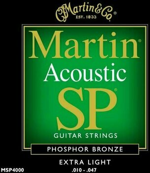Cordes de guitares acoustiques Martin MSP 4000 - 1