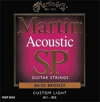Cordes de guitares acoustiques Martin MSP 3050 - 1