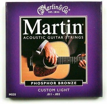 Snaren voor akoestische gitaar Martin M 535 - 1