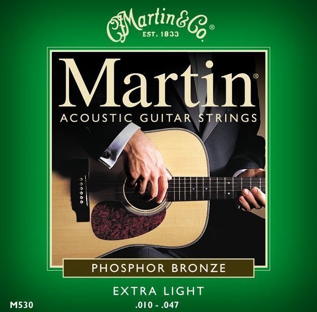Snaren voor akoestische gitaar Martin M 530