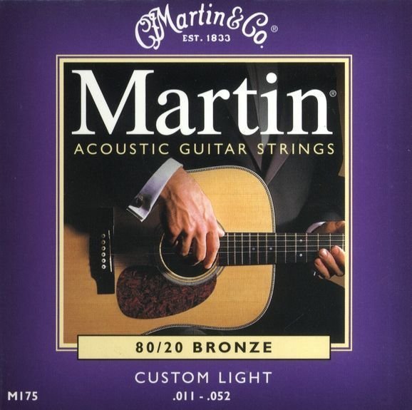 Saiten für Akustikgitarre Martin M 175