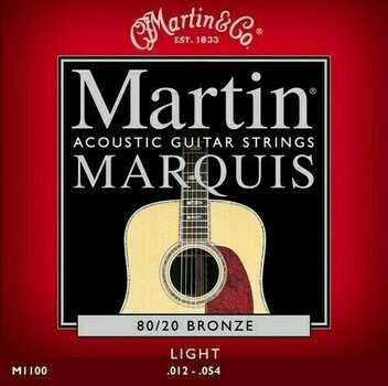 Cordes de guitares acoustiques Martin M 1100 - 1