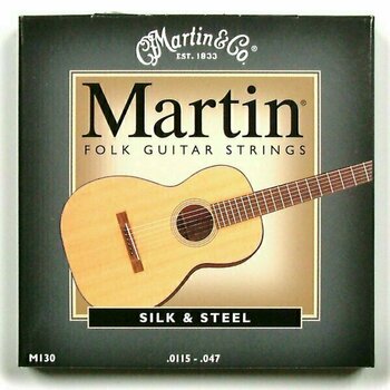 Snaren voor akoestische gitaar Martin M 130 - 1