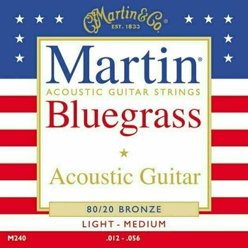Struny do gitary akustycznej Martin M 240 - 1