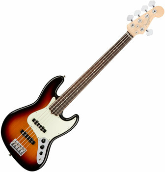 5-strunná baskytara Fender American PRO Jazz Bass V RW 3-Tone Sunburst - 1