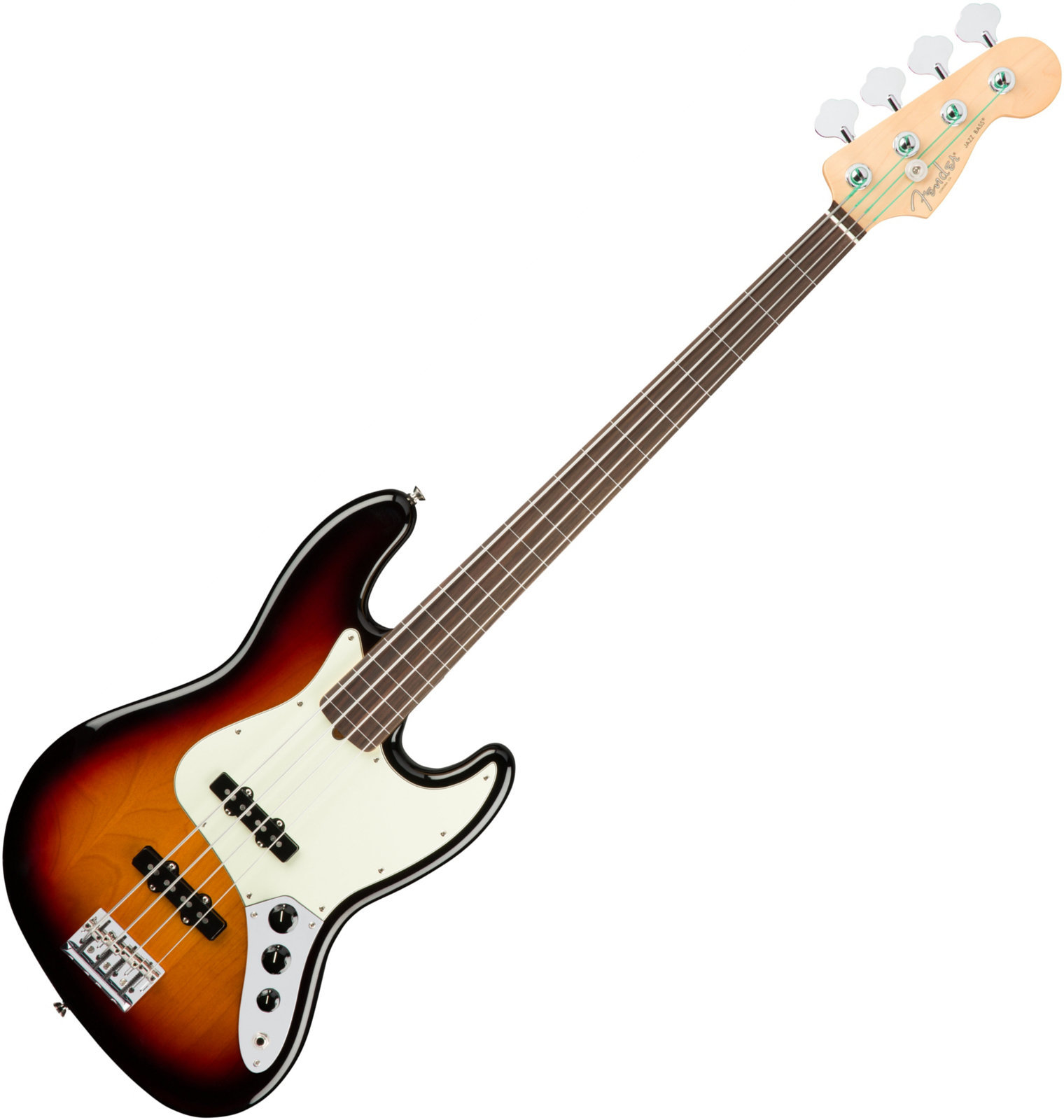 Elektrická baskytara Fender American PRO Jazz Bass FL RW 3-Tone Sunburst