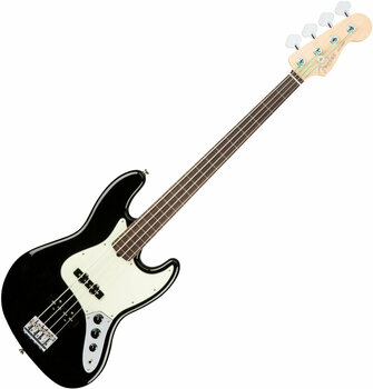 Elektromos basszusgitár Fender American PRO Jazz Bass FL RW Fekete - 1