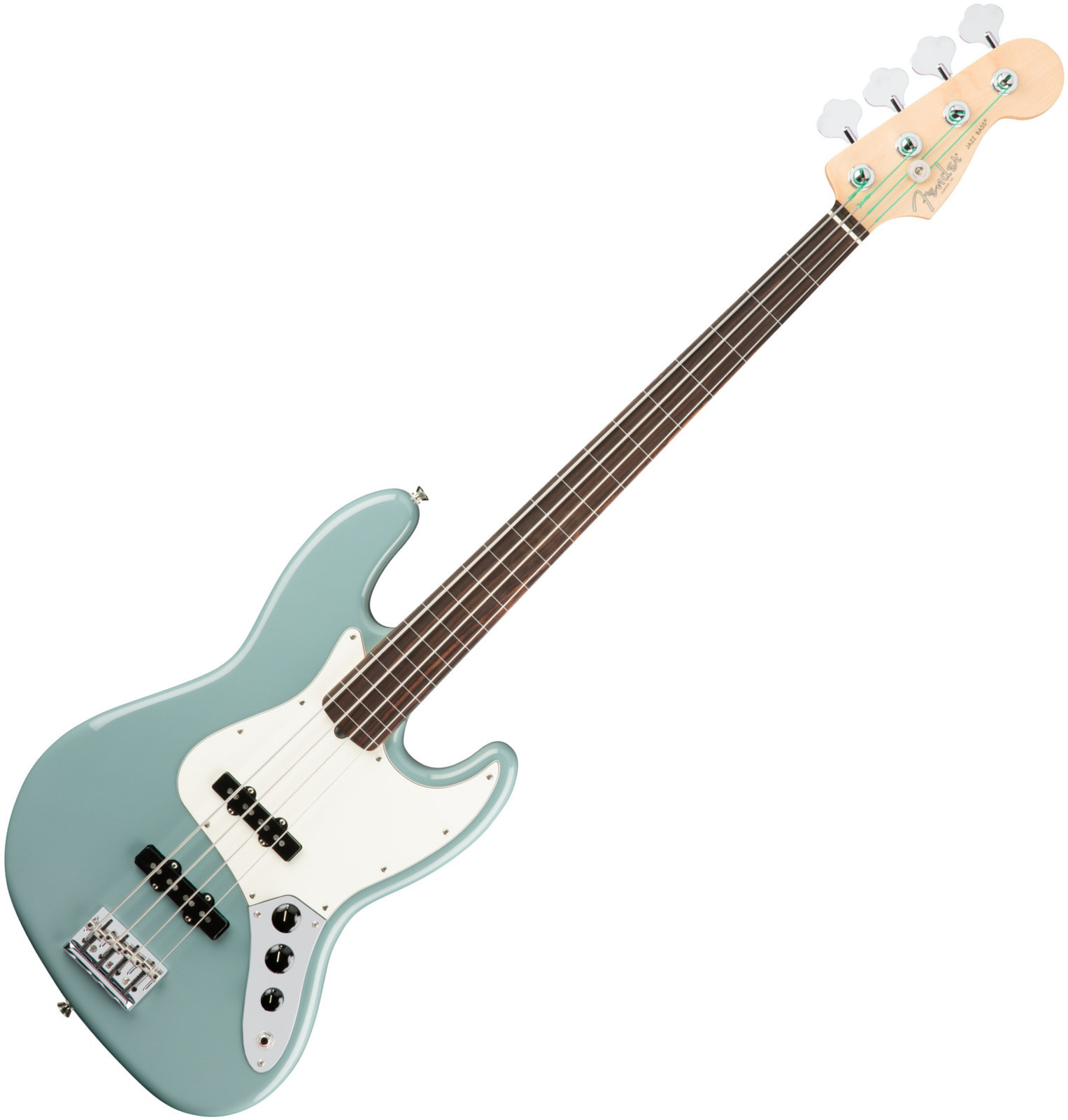 Elektrická baskytara Fender American PRO Jazz Bass FL RW Sonic Grey