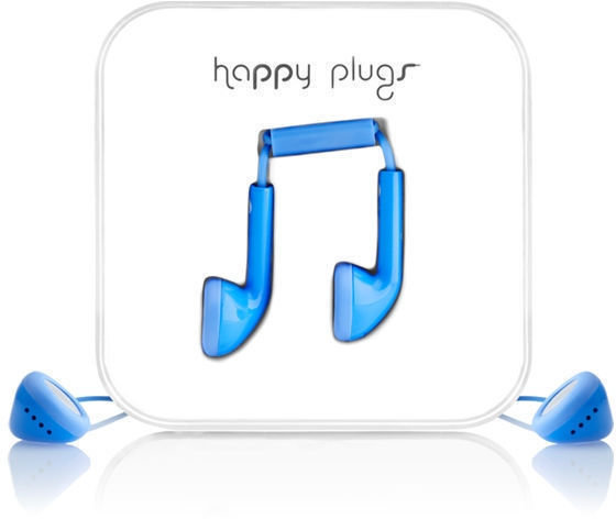 Ecouteurs intra-auriculaires Happy Plugs Earbud Navy