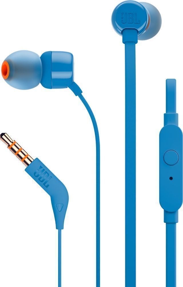 Ecouteurs intra-auriculaires JBL T110 Bleu