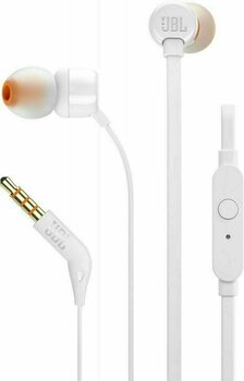 In-Ear Headphones JBL T110 White - 1