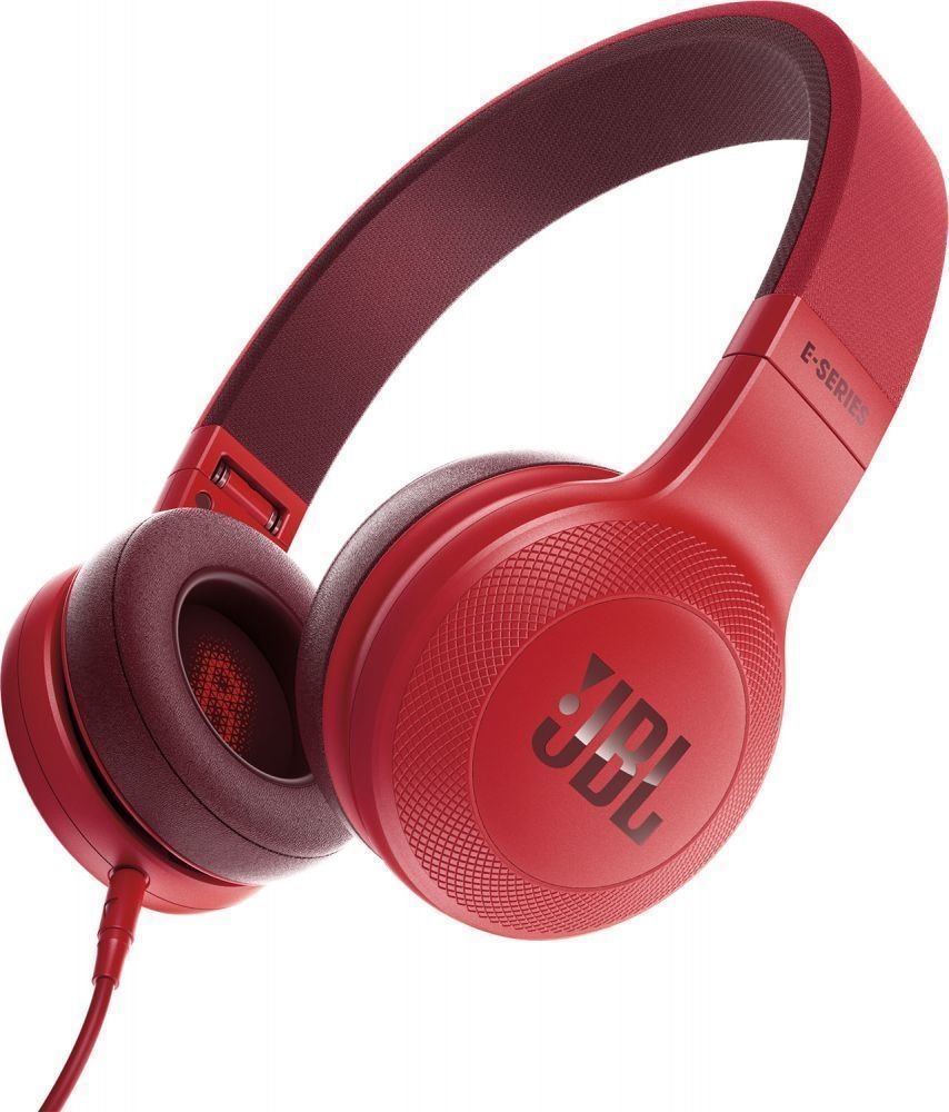 Sluchátka na uši JBL E35 Červená