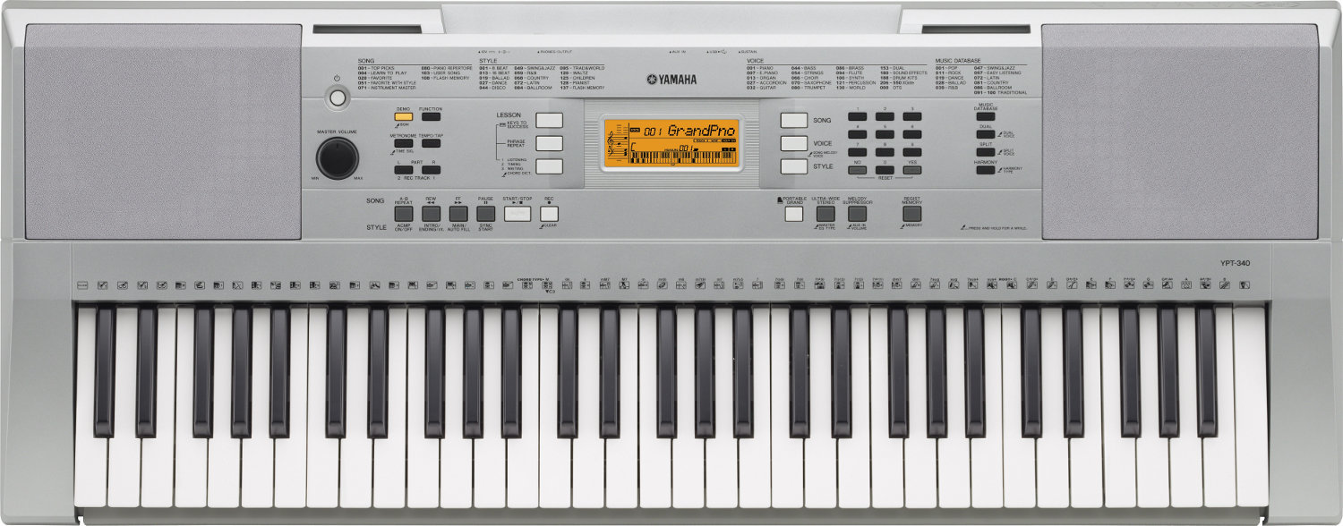 Keyboard med berøringsrespons Yamaha YPT340