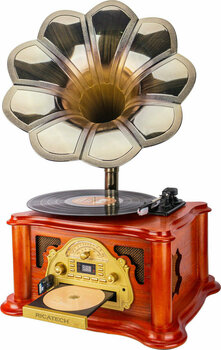 Retro platenspeler Ricatech RMC360 Brown - 1