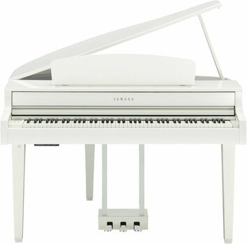Piano grand à queue numérique Yamaha CLP 765 Polished White Piano grand à queue numérique - 1