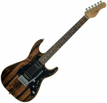 Elektrische gitaar Michael Kelly Mod Shop 60 S2 Duncan Striped Ebony - 1