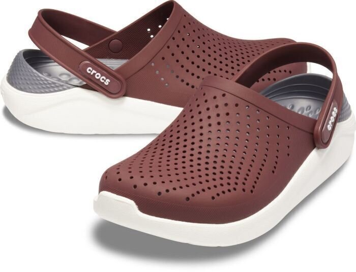 Unisex cipele za jedrenje Crocs LiteRide Clog Burgundy/White 36-37