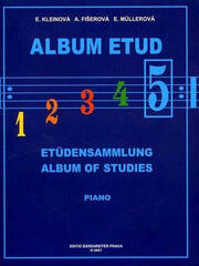 ноти Kleinová-Fišerová-Müllerová Album etud 5 ноти
