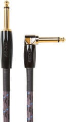 Nástrojový kábel Boss BIC-20 Čierna/Opletený-Rovný - Zalomený