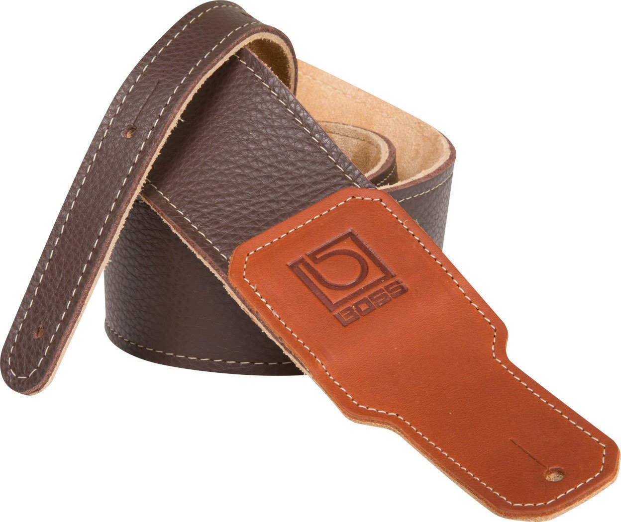 Leather guitar strap Boss BSL-25-BRN Leather guitar strap Brown