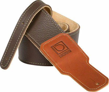 Leather guitar strap Boss BSL-25-BRN Leather guitar strap Brown - 1