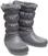 Ženske cipele za jedrenje Crocs Women's Crocband Winter Boot Charcoal 37-38